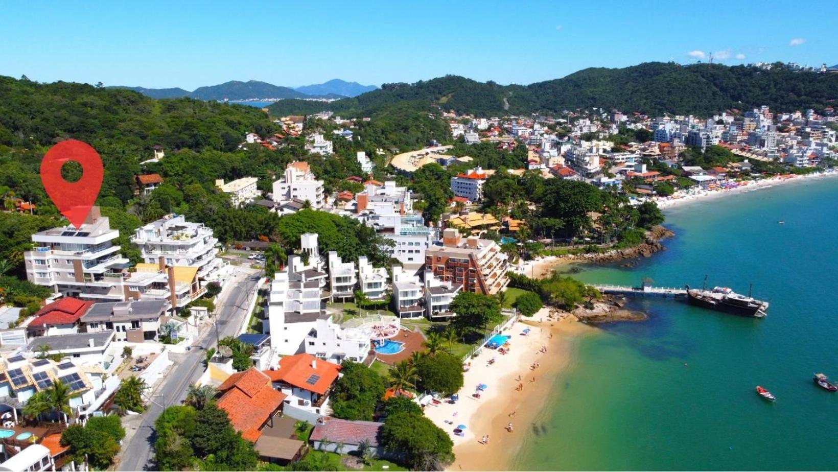 1080 - Apartamento Com Vista Para O Mar Em Bombinhas Exteriér fotografie